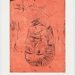 Georg Baselitz. Devotion - Madame Rousseau II (rose), 2018. Aguatinta. 85.6 x 65.2 cm. Edición de 12